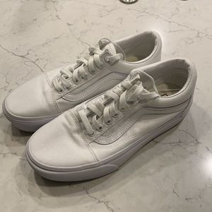 Vans Old Skool Platform White